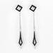 Boucles d'oreilles Pendants d'oreilles or blanc, diamants et onyx 58 Facettes DV0671-19