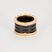 Bague 48 BULGARI - B.zero1 - Bague en Or rose et céramique noire 58 Facettes DV0807-1-48-2