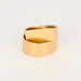 Bague 51 FLORENCE CROISIER - Continue Ovale - Bague rubans stylisés en or jaune 58 Facettes DV0338-2-51-2