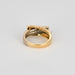 Bague 52 GUY LAROCHE- Bague 2 ors,  jaune et blanc et diamants 58 Facettes DV1488-1-52-1