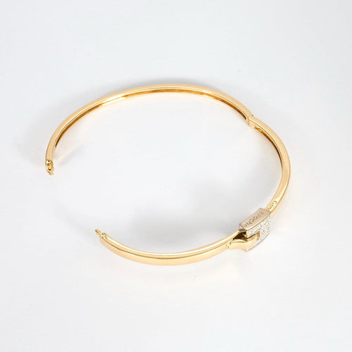 Bracelet GUY LAROCHE - Bracelet en or deux tons jaune et blanc, diamants 58 Facettes DV1488-3
