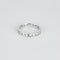 Bague 51 Alliance en or gris et Diamants 58 Facettes DV8395-1-51-6