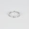 Bague 51 Alliance en or gris et Diamants 58 Facettes DV8395-1-51-6