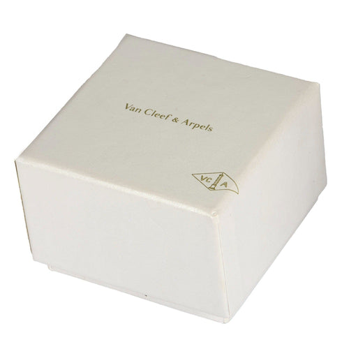 Collier VAN CLEEF & ARPELS - Vintage Alhambra -  Rare Holiday Pendant 2022 - Collier or blanc, diamant et porcelaine de Sèvres 58 Facettes DV0830-8