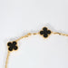 Collier VAN CLEEF & ARPELS - Alhambra - Collier 10 motifs, onyx et or jaune 58 Facettes DV0830-9