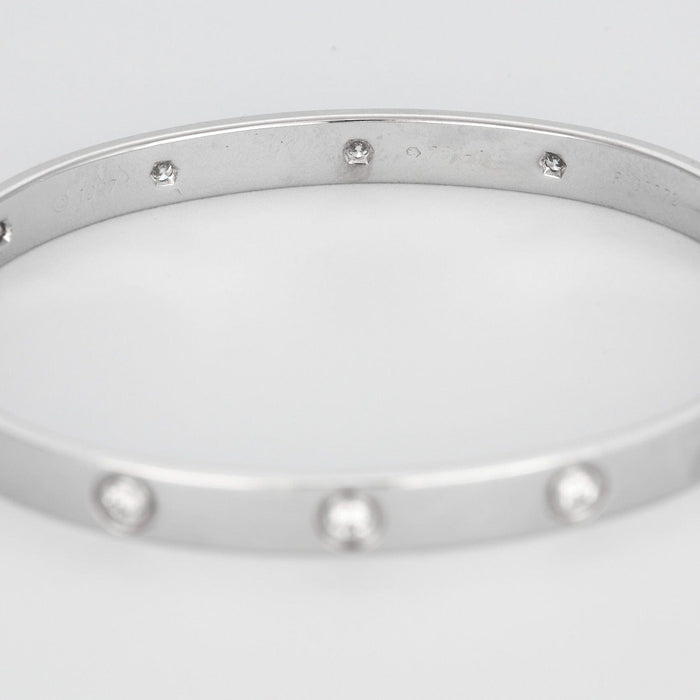 CARTIER - Love - Bracelet or blanc et diamants