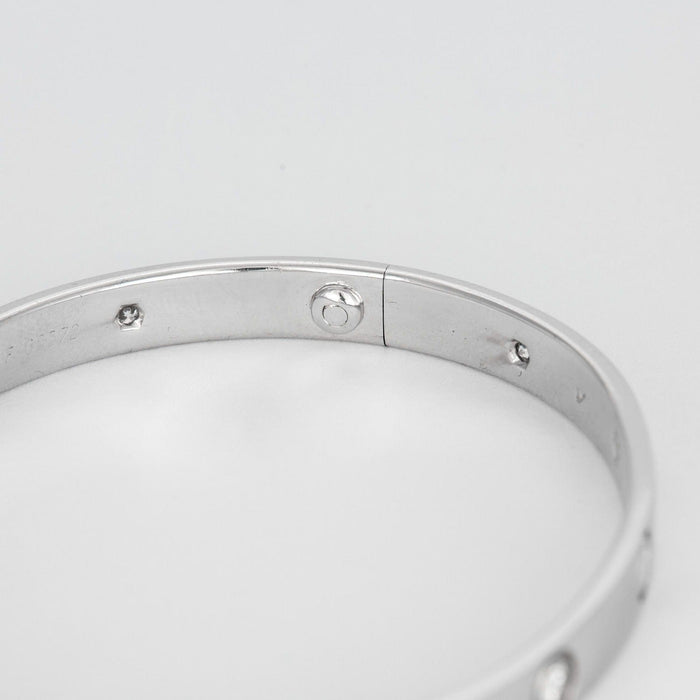 CARTIER - Love - Bracelet or blanc et diamants