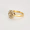 Bague 51 Bague Fleur en or deux tons et diamants 58 Facettes DV0800-2-51-2