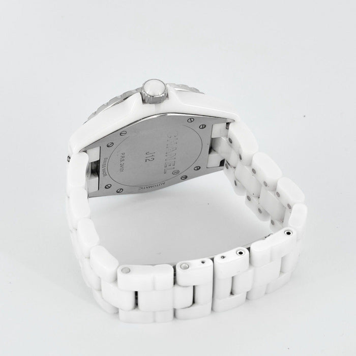 CHANEL-J12- Montre en céramique blanche et diamants