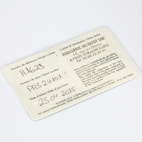 Montre CHANEL-J12- Montre en céramique blanche et diamants 58 Facettes DV1537-1