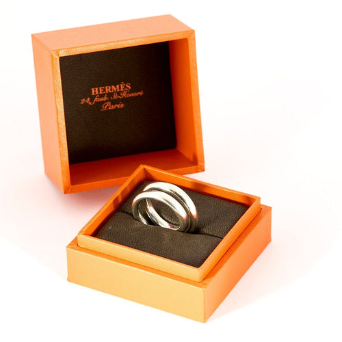 Bague 58 HERMÈS -Vertige - Bague en argent 58 Facettes DV9986-1-58-2