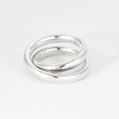 Bague 58 HERMÈS -Vertige - Bague en argent 58 Facettes DV9986-1-58-2