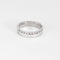 Bague 56 Bague demi-alliance en or blanc et diamants 58 Facettes DV9986-5-56-3