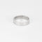 Bague 56 Bague demi-alliance en or blanc et diamants 58 Facettes DV9986-5-56-3