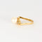 Bague 53 Bague en or jaune, perle de culture et diamants 58 Facettes DV9986-6-53-2
