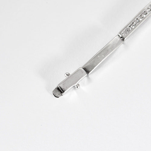 Bracelet Bracelet or blanc et diamants 58 Facettes DV0846-10