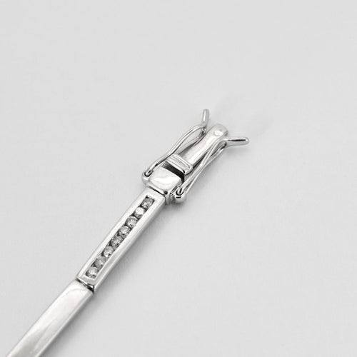 Bracelet Bracelet or blanc et diamants 58 Facettes DV0846-10