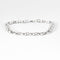 Bracelet Bracelet grain de café, or blanc 58 Facettes DV0846-2