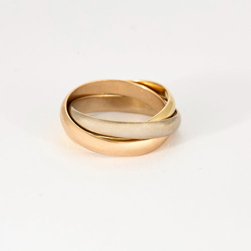 Bague 53 CARTIER - Bague Trinity trois  ors 58 Facettes DV7721-1-53-2