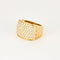 Bague 51 Bague Bandeau or jaune et diamants 58 Facettes DV0260-7-51-6