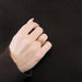 Bague 47 Bague Serpent en or jaune et diamant 58 Facettes DV0833-2-47-2