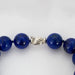 Collier Collier de perles en lapis-lazuli et or blanc 58 Facettes DV0819-2