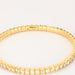 Bracelet Bracelet en or jaune maille tubogaz et diamants 58 Facettes DDV8946-1