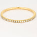 Bracelet Bracelet en or jaune maille tubogaz et diamants 58 Facettes DDV8946-1