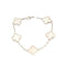 Bracelet VAN-CLEEF & ARPELS - Alhambra - Bracelet Vintage en or gris et nacre 58 Facettes DDV10315-1