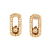 Boucles d'oreilles MESSIKA - MOVE UNO - Puces d'oreilles or jaune et diamants 58 Facettes DV0472-5