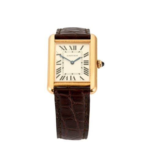 Montre CARTIER - Tank Solo - Montre or rose 58 Facettes DV10358-2