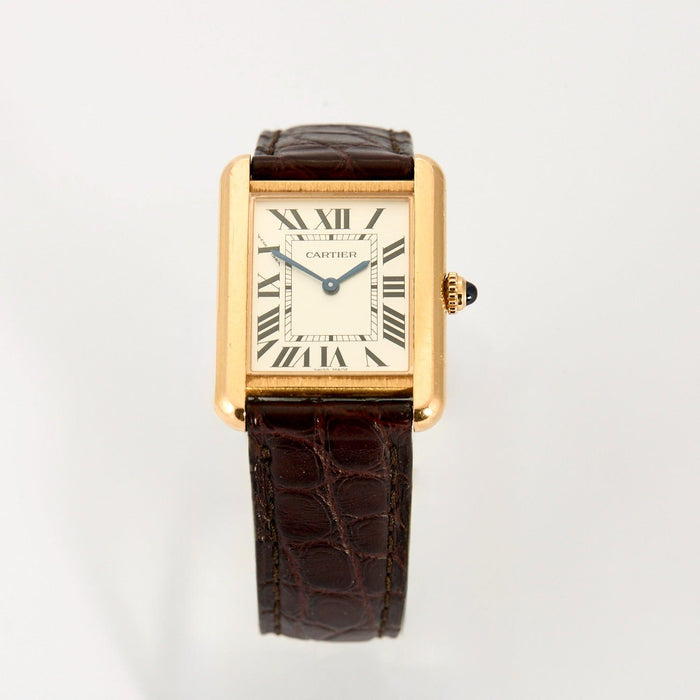 Montre CARTIER - Tank Solo - Montre or rose 58 Facettes DV10358-2