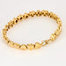 Bracelet Bracelet jonc "Cœurs" en or jaune et diamants 58 Facettes DV0654-3