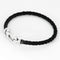 Bracelet FRED - Force 10 - Bracelet or blanc et cordon tressé noir 58 Facettes DV0858-1