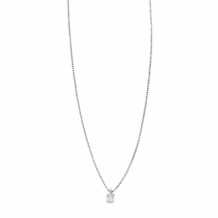 Collier DAMIANI - Collier pendentif or blanc et diamant 58 Facettes DV0812-1