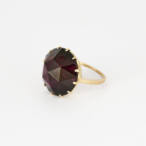 Bague 49 ANACONDA - "Millegriffes" - Bague or gris, tourmaline "Deep Pink" 58 Facettes DV0812-8-49-2