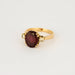 Bague 51 Bague en or jaune,  grenat almandin et diamants 58 Facettes DV0808-9-51-2