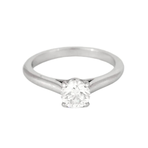 Bague 54 CARTIER- Bague solitaire " 1895" - platine et diamant 58 Facettes DV10358-1-54-1