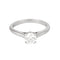 Bague 54 CARTIER- Bague solitaire " 1895" - platine et diamant 58 Facettes DV10358-1-54-1