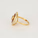 Bague 57 Bague en or jaune, rubis et diamants 58 Facettes DV0022-6-57-3