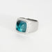 Bague 51 FRED - "Pain de sucre" - Or blanc, Topaze et Diamants. 58 Facettes DV7982-1-51-2