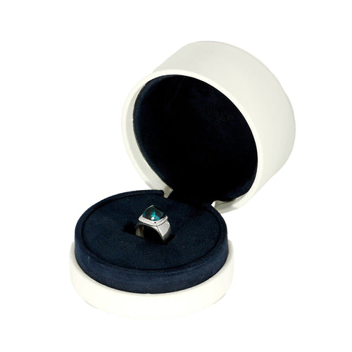 FRED - "Pain de sucre" - Or blanc, Topaze et Diamants.