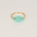 LAYONE - MORGANNE BELLO - Bague en or jaune et agate bleue