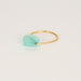 LAYONE - MORGANNE BELLO - Bague en or jaune et agate bleue