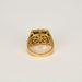 Bague 56 Bague en or jaune et diamants ronds taille brillant 58 Facettes DV2429-2-56-3