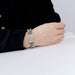 Bracelet Bracelet gourmette, or blanc et diamants 58 Facettes DV0846-3