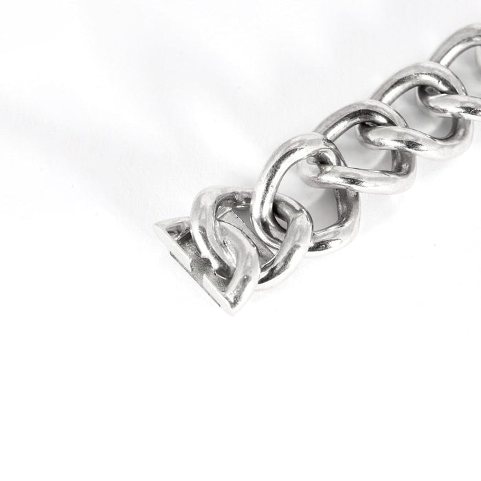 Bracelet Bracelet gourmette, or blanc et diamants 58 Facettes DV0846-3