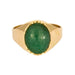 56 Bague en or jaune et aventurine verte 58 Facettes DV3229-6-56-3