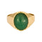 56 Bague en or jaune et aventurine verte 58 Facettes DV3229-6-56-3