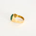 56 Bague en or jaune et aventurine verte 58 Facettes DV3229-6-56-3